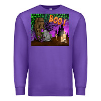 Purple boo mousepad Premium Sweatshirt - BundleAndBundleShop