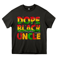 Asphalt dope black uncle with stars Heavy Core Tee - texasbilliewilder