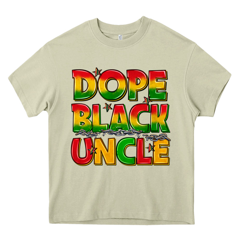 Dope Black Uncle With Stars Heavy Core Tee by texasbilliewilder | Teevron