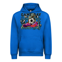 Cobalt Game day soccer Urban Hoodie - HowdyJamesFarm
