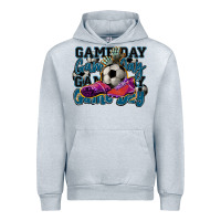 Heather Grey Game day soccer Urban Hoodie - HowdyJamesFarm