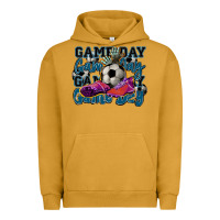 Pigment Peanut Butter Game day soccer Urban Hoodie - HowdyJamesFarm