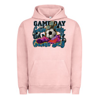 Pigment Salmon Game day soccer Urban Hoodie - HowdyJamesFarm