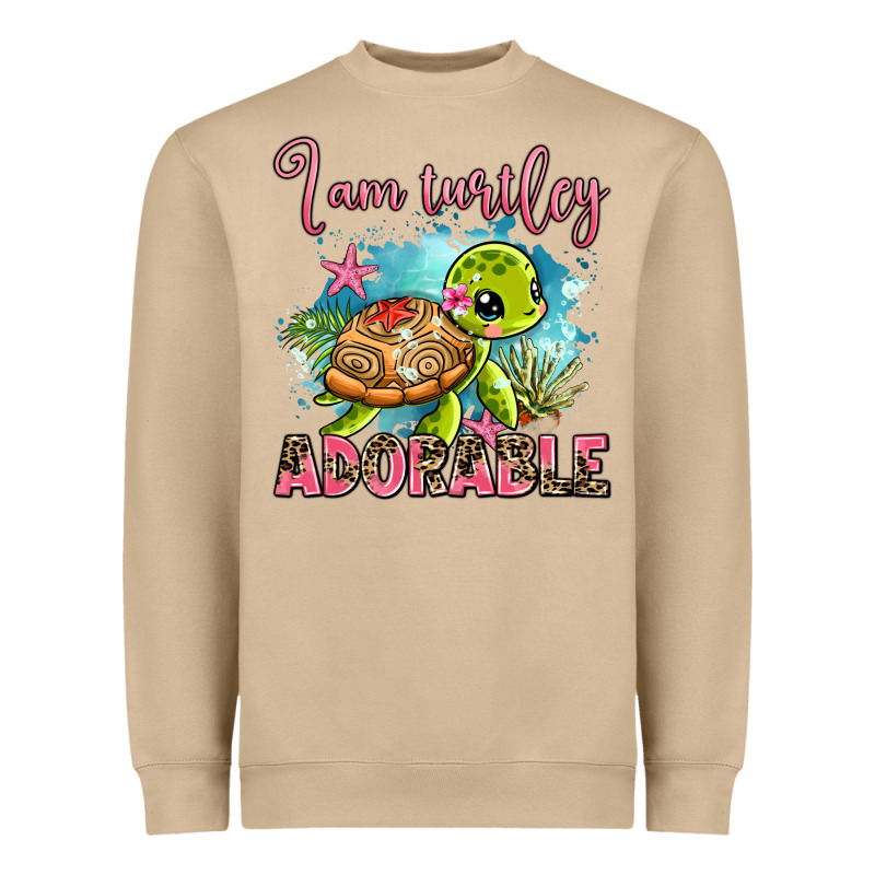 I Am Turtley Adorable Heavyweight Sweatshirt by AdoDesignShop | Teevron