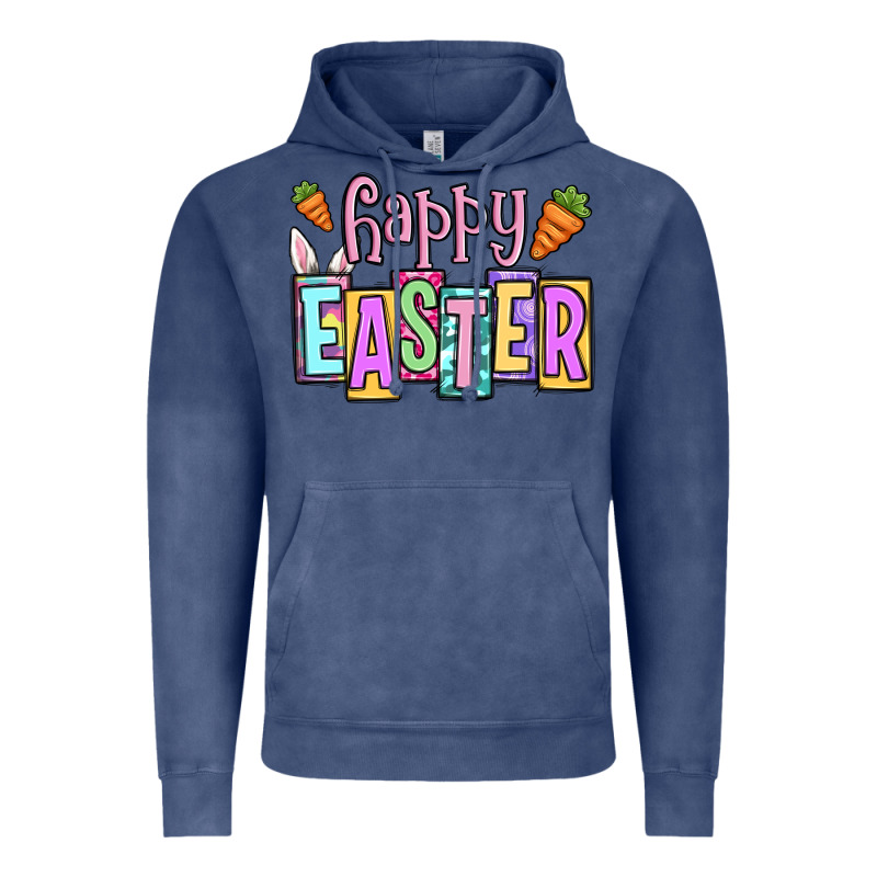 Easter Day Happy Easter Vintage Hoodie by OliviaCreatesArt | Teevron