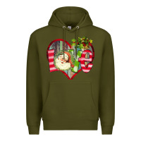 Army Green Love Christmas Premium Hoodie - Bettercallsaul