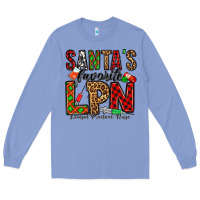 Colony Blue santa's favorite lpn Long Sleeve Tee - Jasminsmagicworld