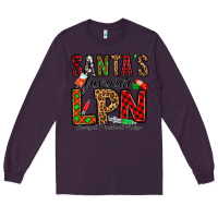 Plum santa's favorite lpn Long Sleeve Tee - Jasminsmagicworld