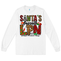 White santa's favorite lpn Long Sleeve Tee - Jasminsmagicworld