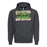 Smoke lucky vibes Zipper Hoodie - MaliasSmallBusiness