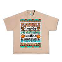Burro Flannels Hayrides Pumpkins Sweaters Bonfires Urban Heavy Tee - Artiststas