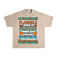 French Oak Flannels Hayrides Pumpkins Sweaters Bonfires Urban Heavy Tee - Artiststas