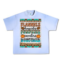 Grape Ice Flannels Hayrides Pumpkins Sweaters Bonfires Urban Heavy Tee - Artiststas