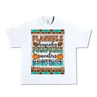 White Flannels Hayrides Pumpkins Sweaters Bonfires Urban Heavy Tee - Artiststas
