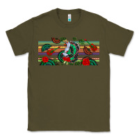 Army Green flamenco dancer libbey glass Classic Tee - BundleAndBundleShop