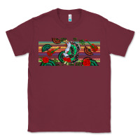 Burgundy flamenco dancer libbey glass Classic Tee - BundleAndBundleShop