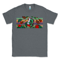 Charcoal Heather flamenco dancer libbey glass Classic Tee - BundleAndBundleShop
