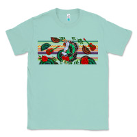 Seafoam flamenco dancer libbey glass Classic Tee - BundleAndBundleShop
