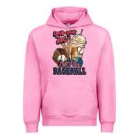 Fuchsia Pink Grab your joe lets go baseball Urban Hoodie - HowdyJamesFarm
