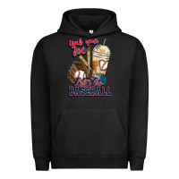 Pigment Black Grab your joe lets go baseball Urban Hoodie - HowdyJamesFarm