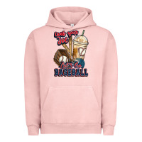 Pigment Salmon Grab your joe lets go baseball Urban Hoodie - HowdyJamesFarm