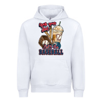 White Grab your joe lets go baseball Urban Hoodie - HowdyJamesFarm