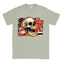 Matcha firefighter skull Classic Tee - AdoDesignShop