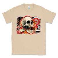 Mushroom firefighter skull Classic Tee - AdoDesignShop