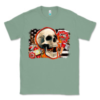 Sage firefighter skull Classic Tee - AdoDesignShop