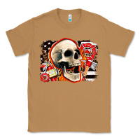 Toasted Coconut firefighter skull Classic Tee - AdoDesignShop