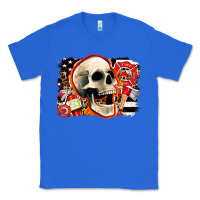 True Royal firefighter skull Classic Tee - AdoDesignShop