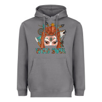 Storm Western İndian Wild Soul With Braid Hair Woman Heavyweight Hoodie - BundleAndBundleShop