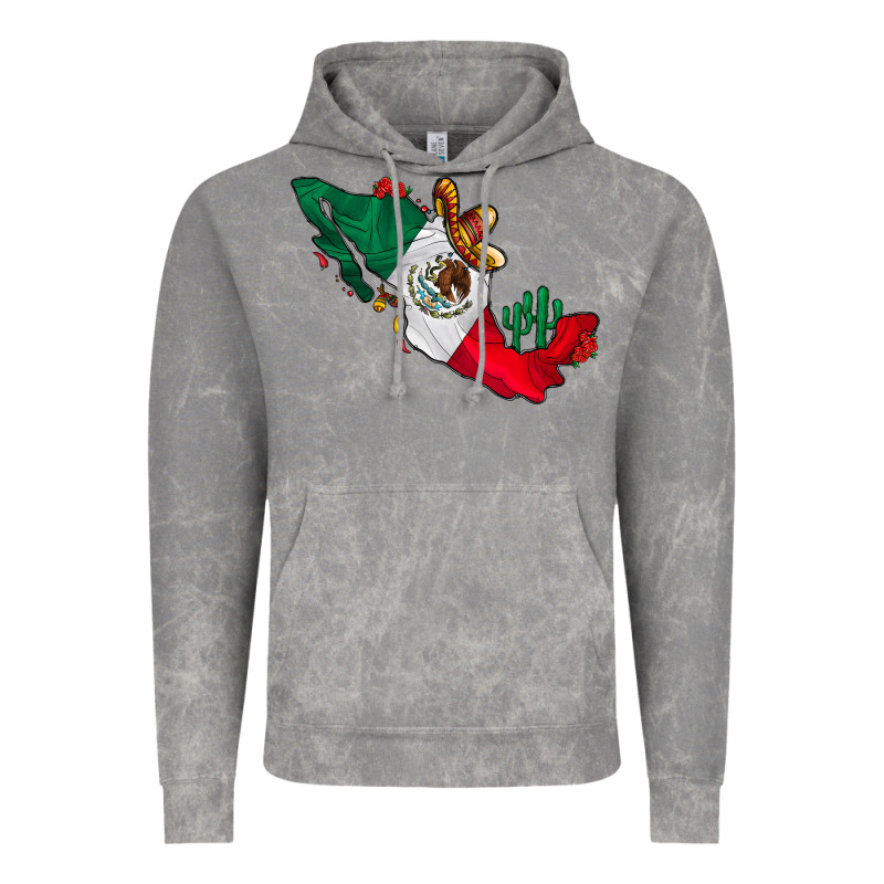 Mexico Vintage Hoodie by CowhideDigitalArt | Teevron