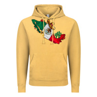 Vintage Mustard mexico Vintage Hoodie - CowhideDigitalArt