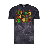 Cloud Black christmas spirit activate Vintage Tee - AdoDesignShop
