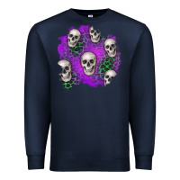 Navy halloween patch 2 Premium Sweatshirt - BundleAndBundleShop
