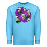Ocean Blue halloween patch 2 Premium Sweatshirt - BundleAndBundleShop