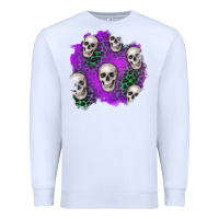 White halloween patch 2 Premium Sweatshirt - BundleAndBundleShop