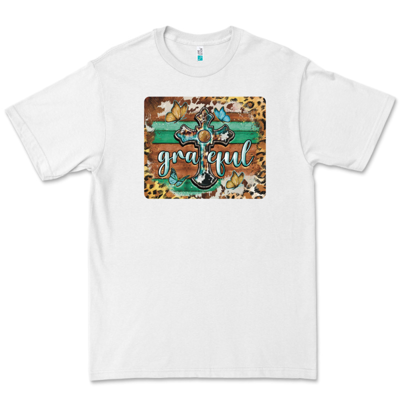 Grateful Cross Mousepad Premium Tee by BarkalooDesign | Teevron