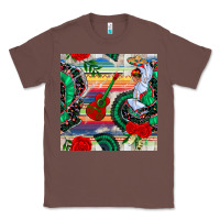 Chestnut flamenco dancer seamless pattern Classic Tee - BundleAndBundleShop