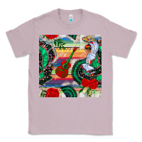 Lilac flamenco dancer seamless pattern Classic Tee - BundleAndBundleShop