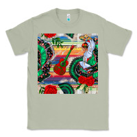 Matcha flamenco dancer seamless pattern Classic Tee - BundleAndBundleShop