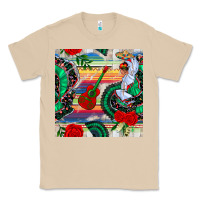Mushroom flamenco dancer seamless pattern Classic Tee - BundleAndBundleShop