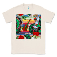 Natural flamenco dancer seamless pattern Classic Tee - BundleAndBundleShop