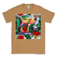 Toasted Coconut flamenco dancer seamless pattern Classic Tee - BundleAndBundleShop