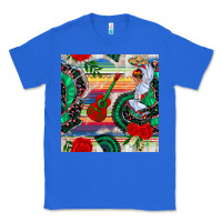 True Royal flamenco dancer seamless pattern Classic Tee - BundleAndBundleShop