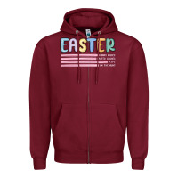 Burgundy easter  Bunny Kısses Zipper Hoodie - MaliasSmallBusiness