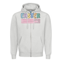 Dove Grey easter  Bunny Kısses Zipper Hoodie - MaliasSmallBusiness