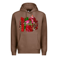 Chestnut christmas flamingo Premium Hoodie - Bettercallsaul