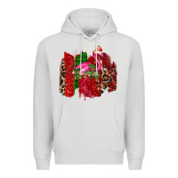 Dove Grey christmas flamingo Premium Hoodie - Bettercallsaul